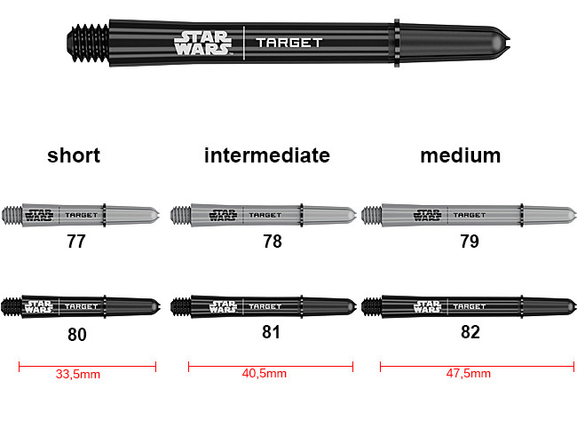 TARGET Shafts Pro Grip Star Wars
