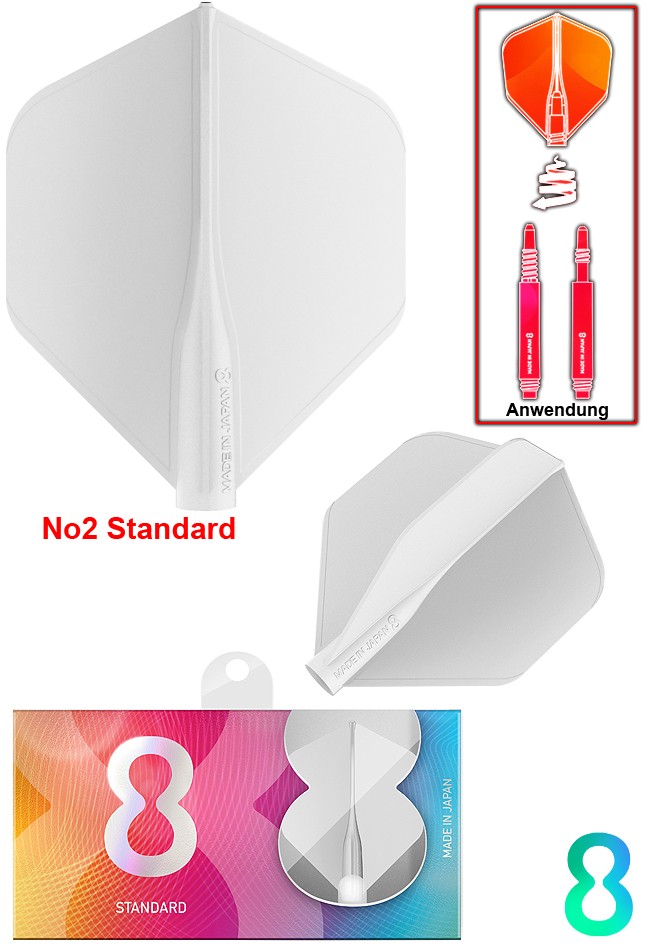 TARGET 8 FLIGHT White No2 Standard JP