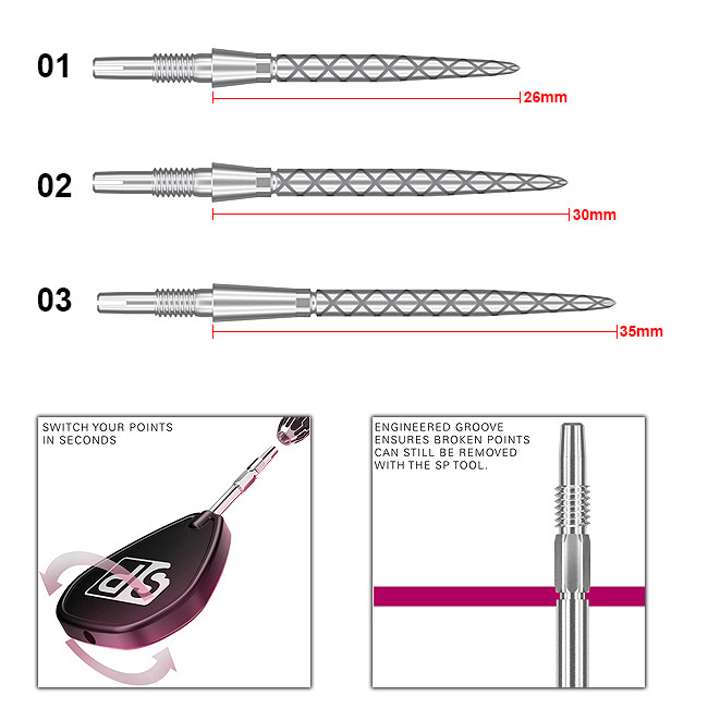 TARGET SWISS Storm Diamond Point Silver