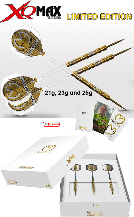 XQ-MAX Michael van Gerwen World Champion Limited Edition 2017