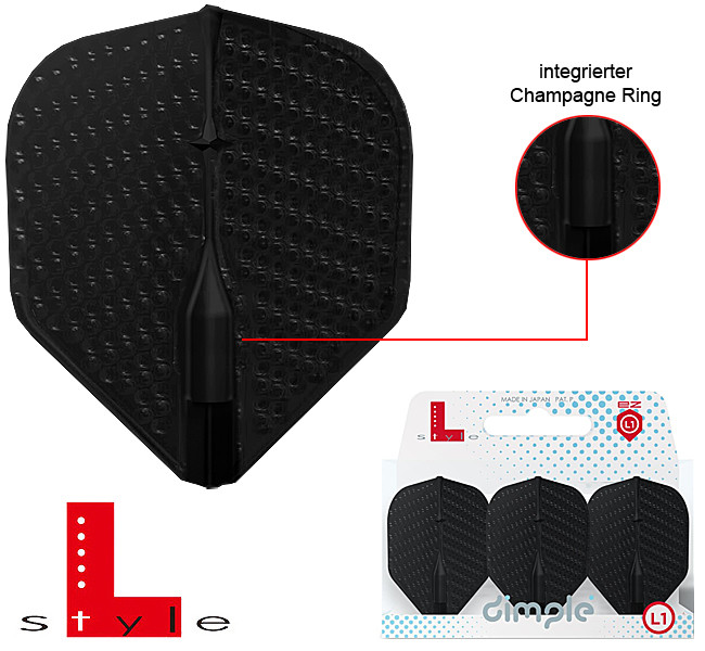 L-STYLE L1EZ DIMPLE Standard Black