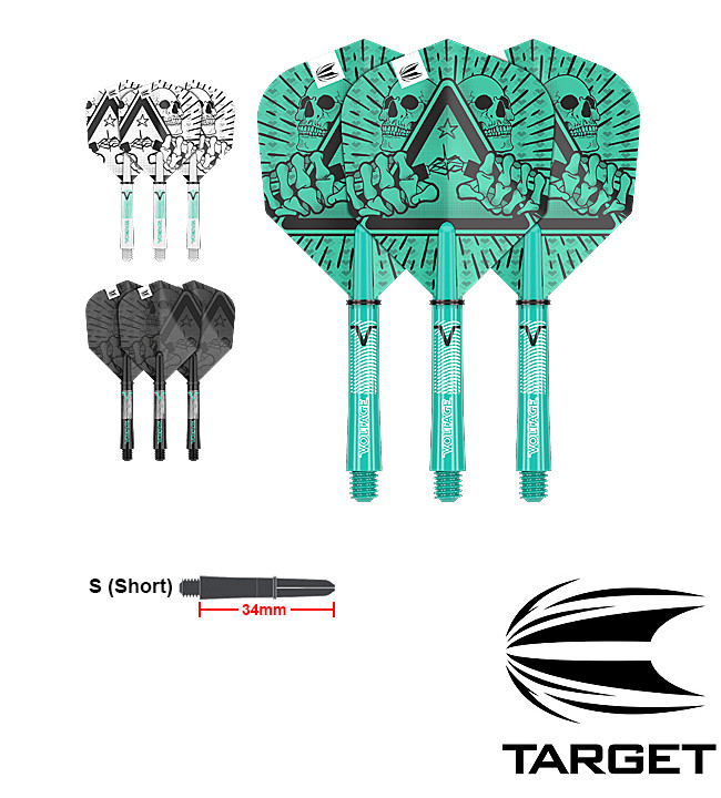 TARGET Cross INK Flight + Shaft Kit Größe S