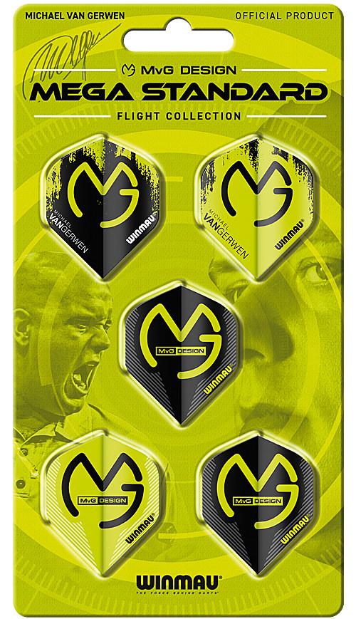 WINMAU Michael van Gerwen MvG Mega Standard Flight Pack