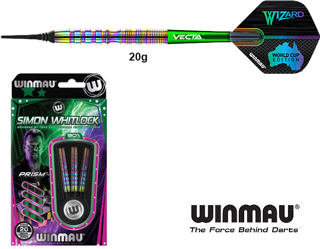 WINMAU Simon Whitlock WC Rainbow SE 20g Soft