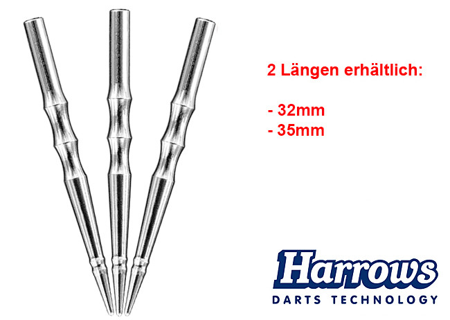 HARROWS Sabre Machined Silver Points