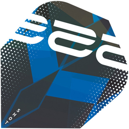 Blue Standard Dimplex 3D Dart Flights 