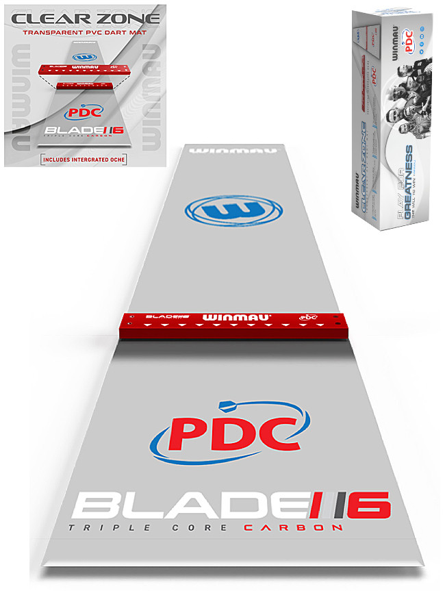 RÜCKLÄUFER: WINMAU Dartmatte Clearzone