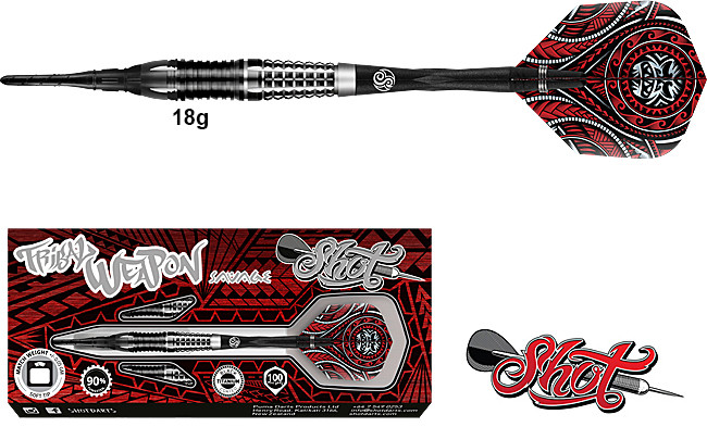 RÜCKLÄUFER: SHOT Tribal Weapon Savage Soft 18g