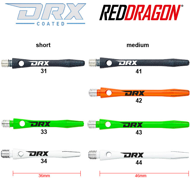 RED DRAGON DRX Shafts