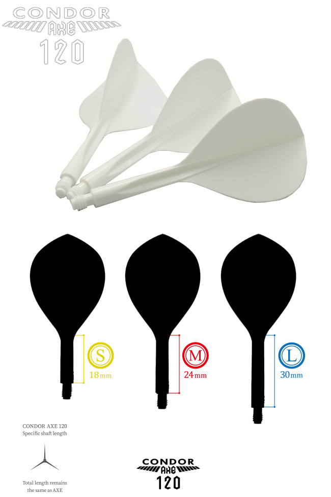 CONDOR AXE 120 Tear Drop White