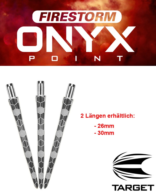 TARGET Firestorm Point Silver Onyx