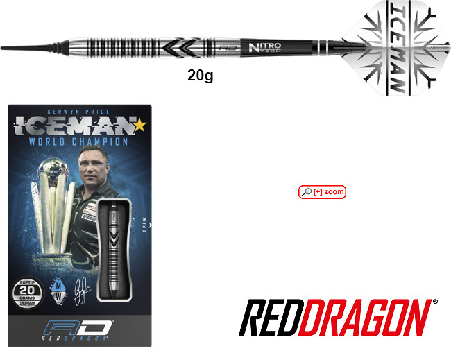 RED DRAGON Gerwyn Price Thunderbolt 20g Soft