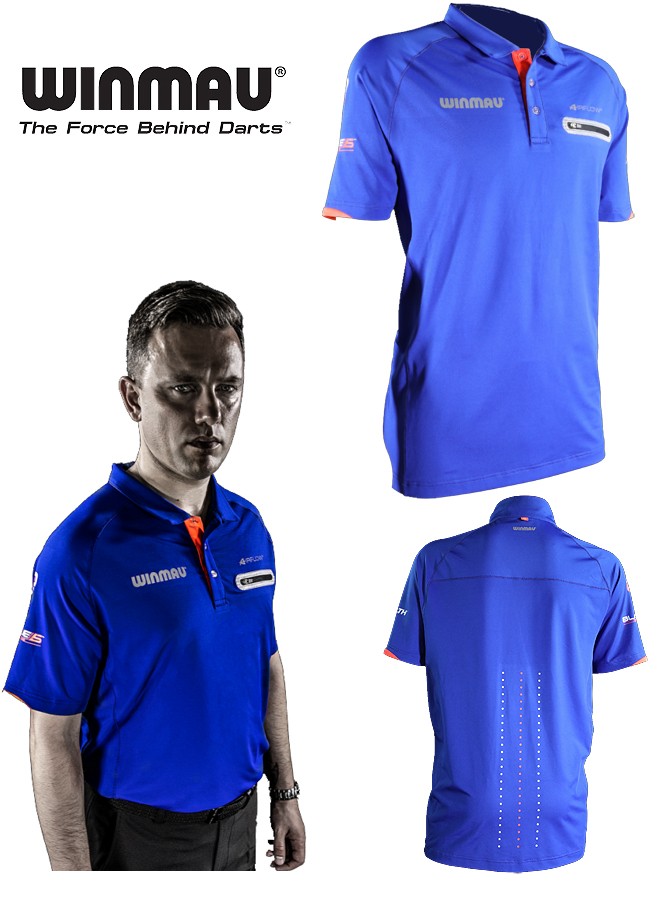 WINMAU Pro-Line Dart Shirt blue