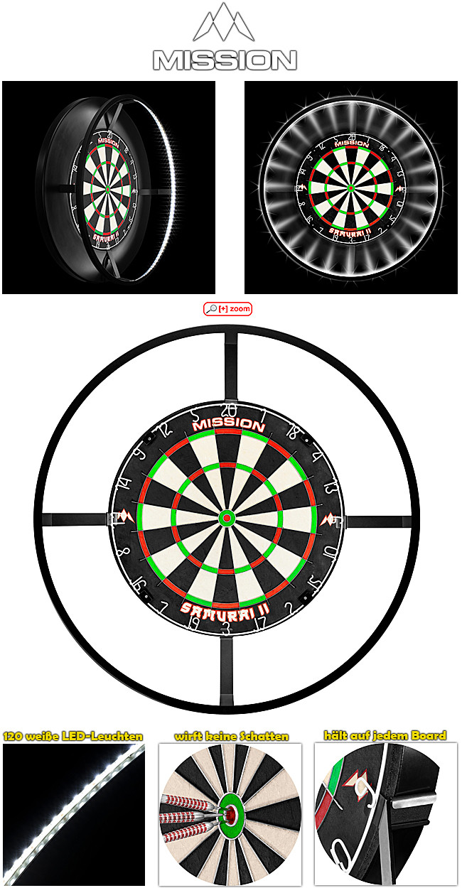 MISSION Torus Dartboard Lightning System