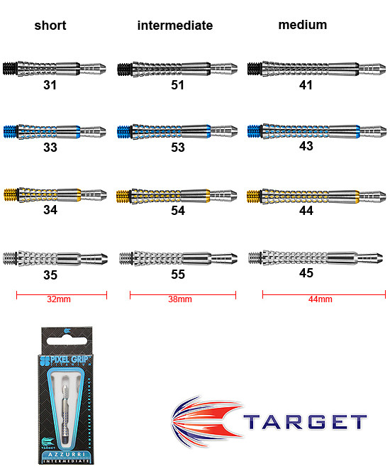 TARGET Pixel Titanium Shafts