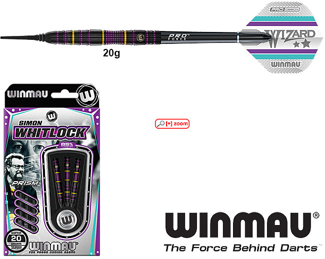 WINMAU Simon Whitlock Pro-Series 85% 20g Soft