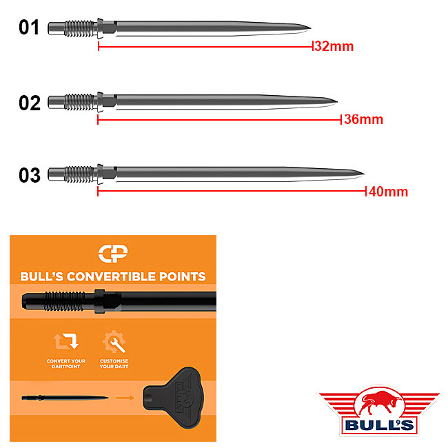 BULLS NL CONVERTIBLE Points Smooth Silver