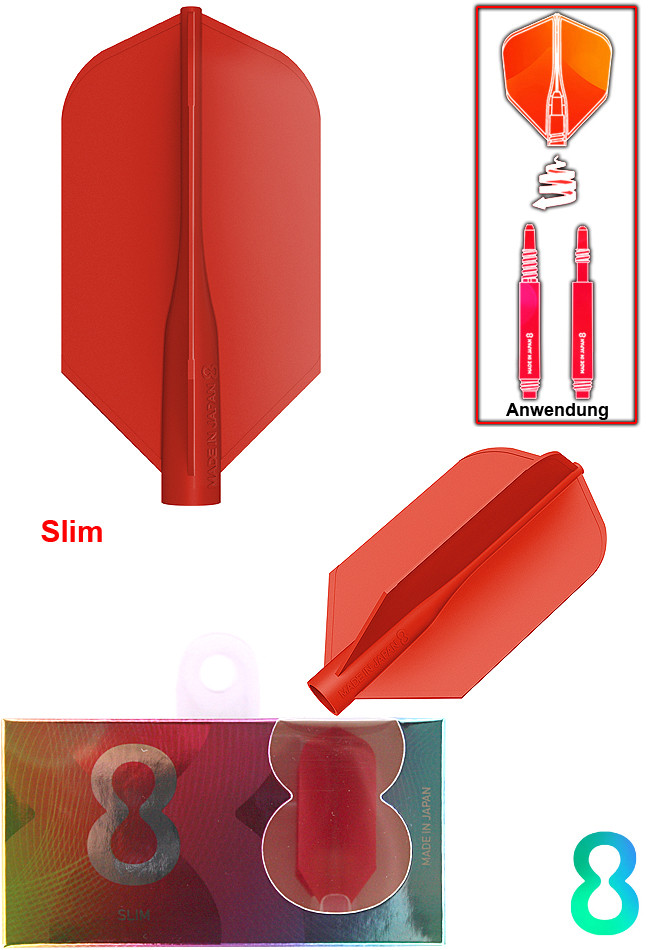 TARGET 8 Flight Red Slim