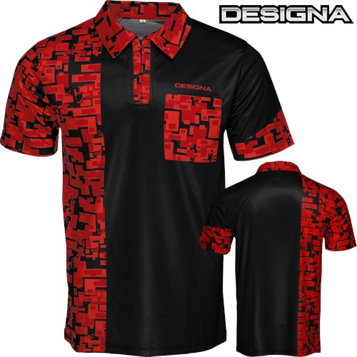 Designa Code 4 Dart Shirt red
