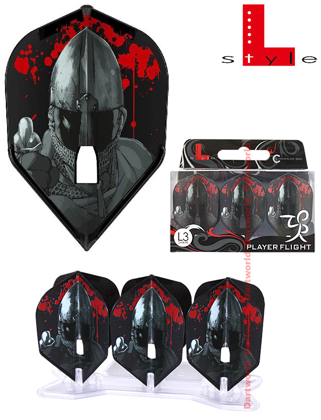 L-STYLE Champagne-Signature Flights L3 Shape Adrian Gray V2 Black