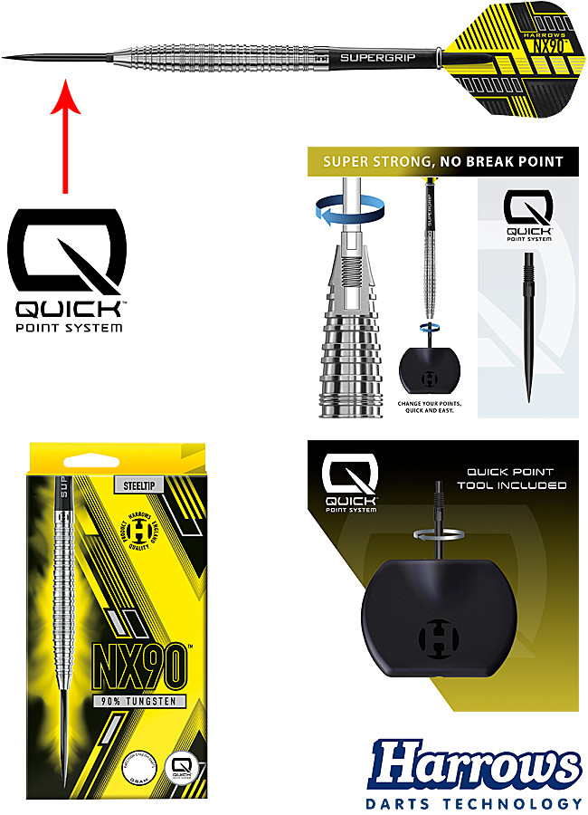 HARROWS NX90 Tapered QUICK Point 90%