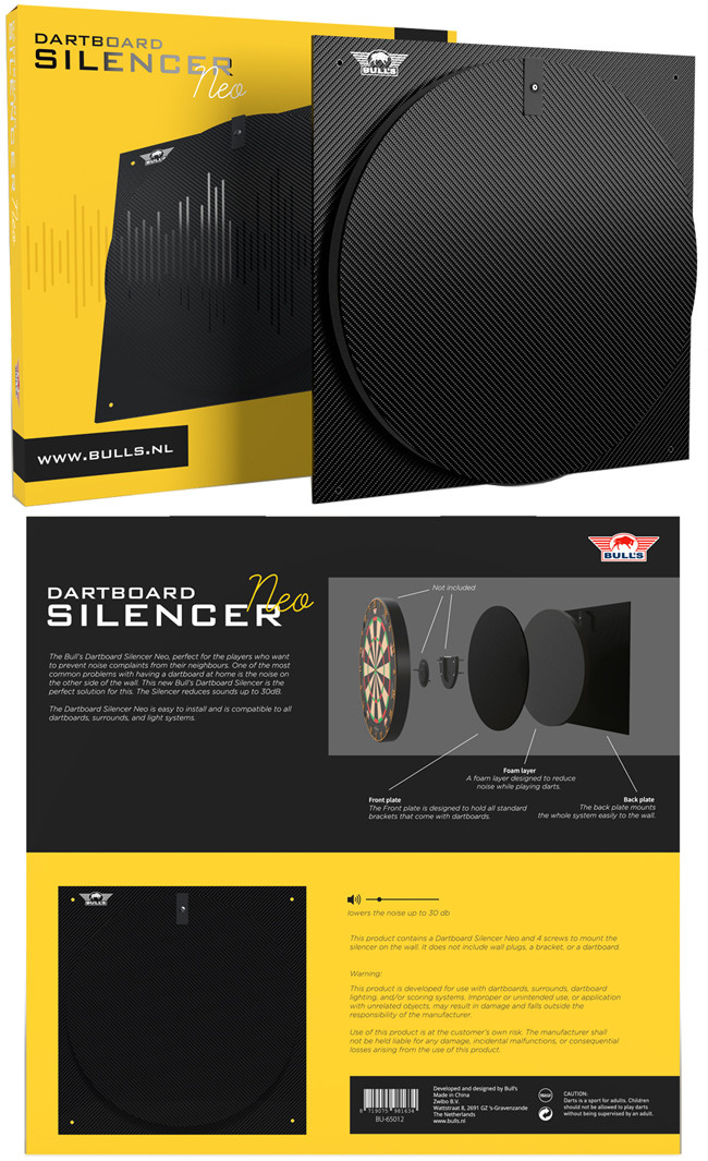 BULLS Dartboard Silencer Neo