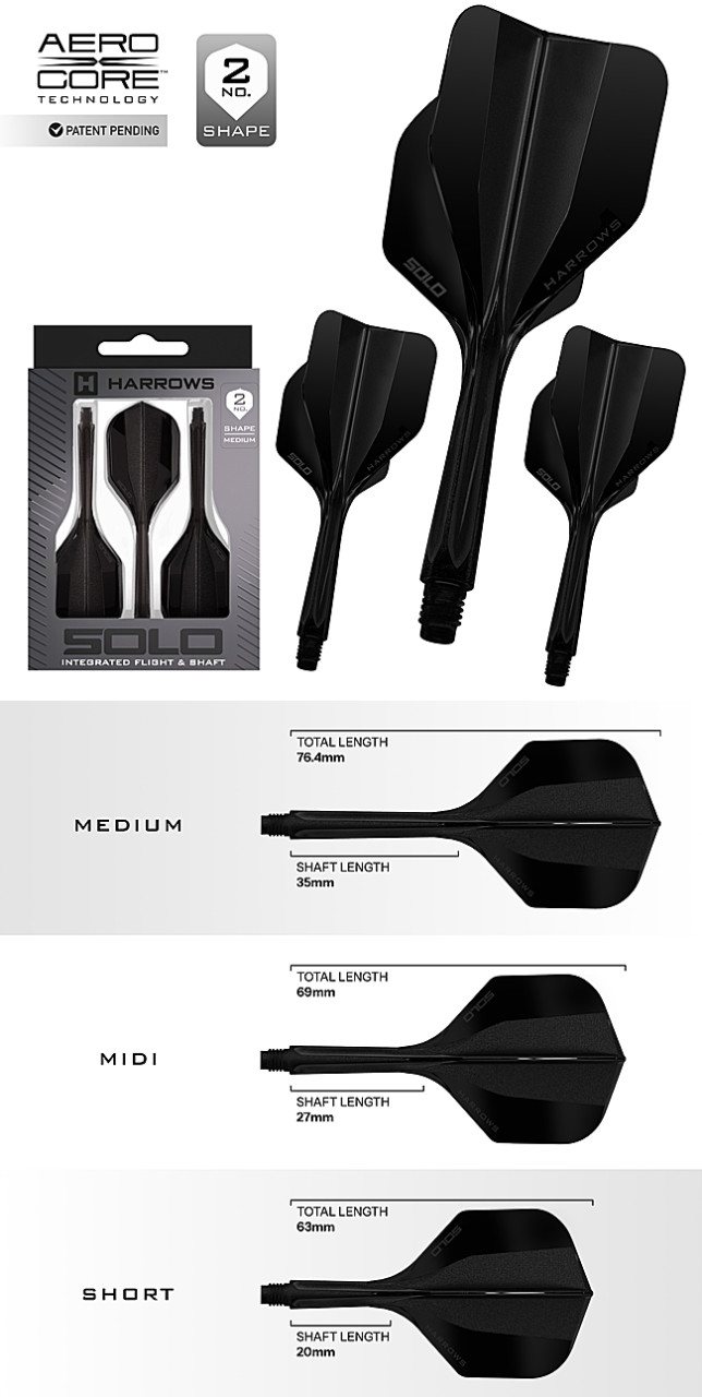HARROWS Solo 2 Flights Black