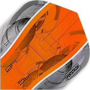 Pentathlon Silver Edge Flights NO.2 orange