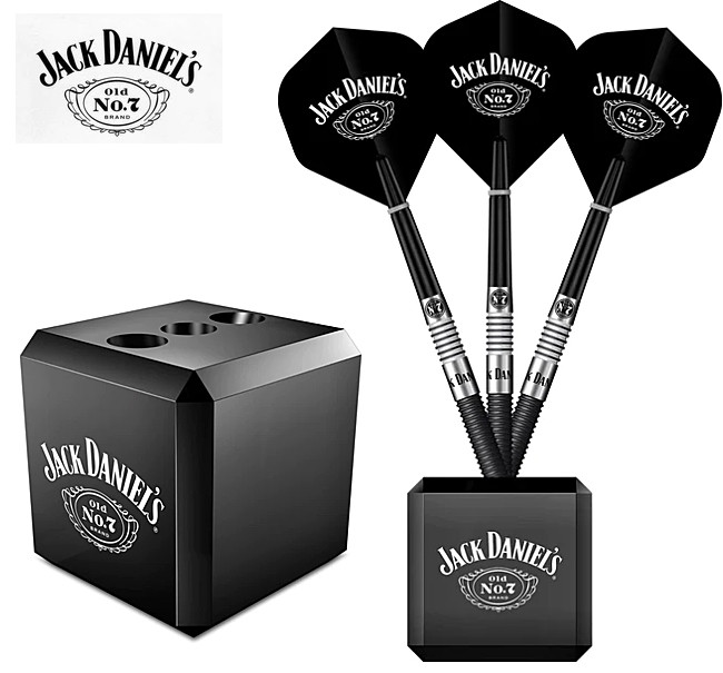 JACK DANIELS Darts Display Cube Black