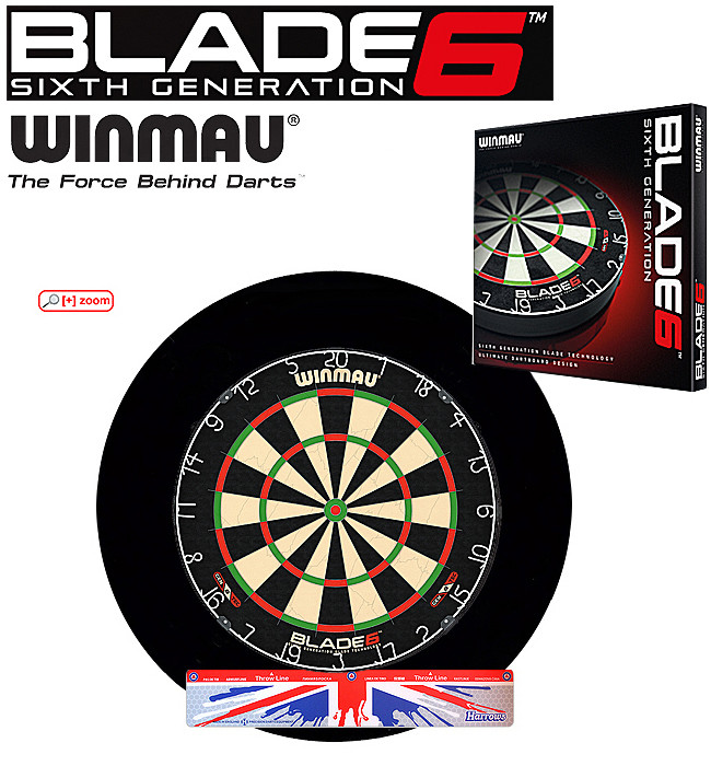 SET Blade 6 + Surround black + Abwurflinie