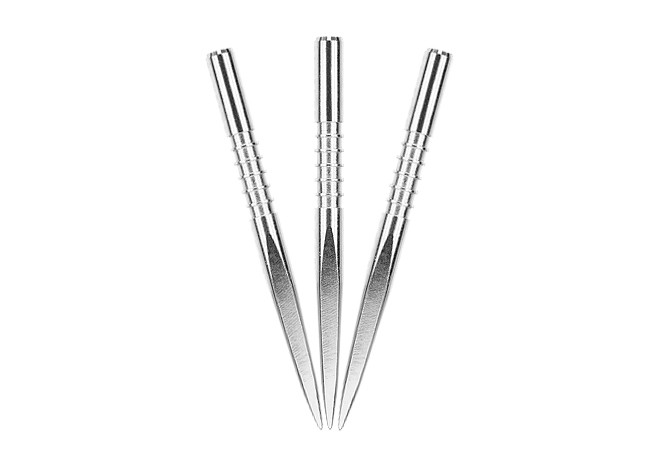 TARGET Fire Edge Point Silver Nickel Grooved 32mm