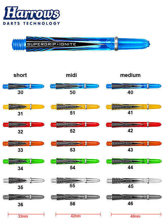 HARROWS Supergrip Ignite Shafts