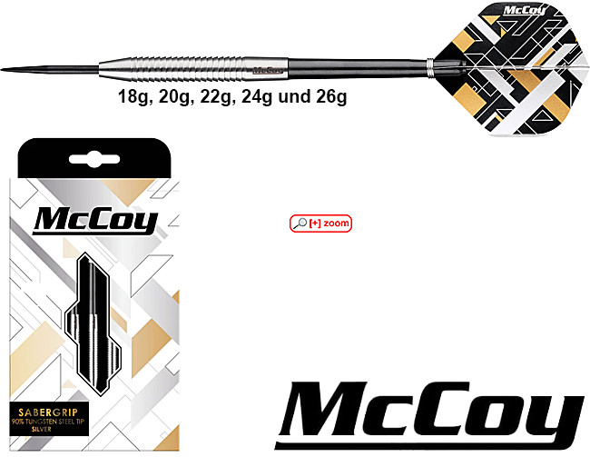 MCCOY Sabergrip Silver 90%