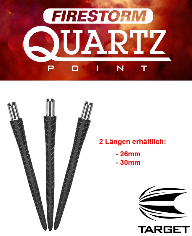 TARGET Firestorm Point Black Quartz