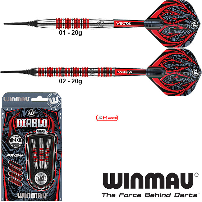 WINMAU Diablo 90% Soft 20g