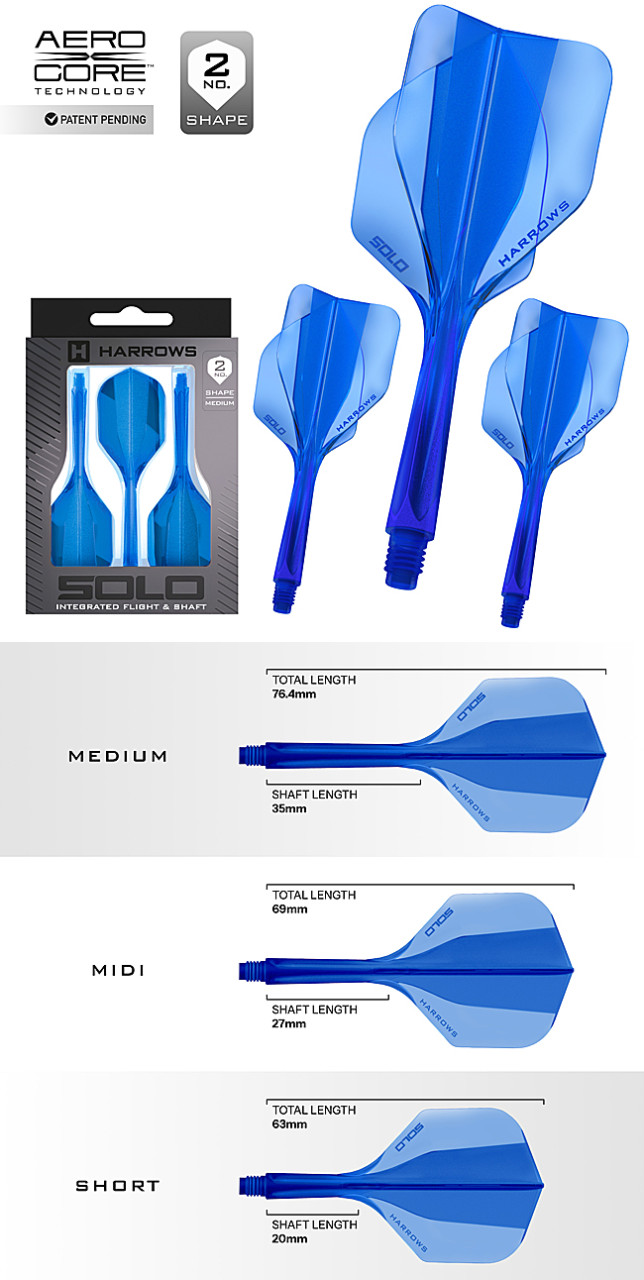 HARROWS Solo 2 Flights Blue