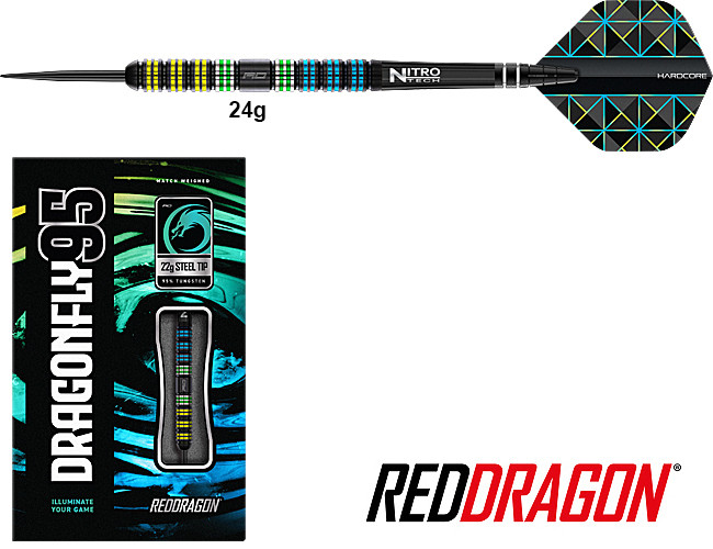 RÜCKLÄUFER: RED DRAGON Dragonfly 95% Black Parallel 24g