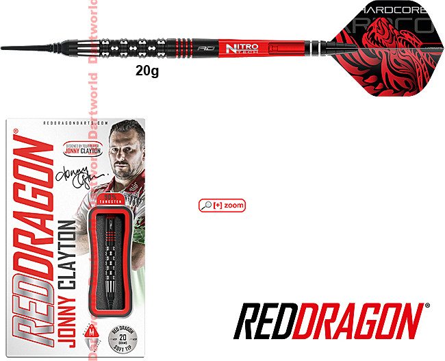 RED DRAGON Jonny Clayton Premier League Special Edition Soft