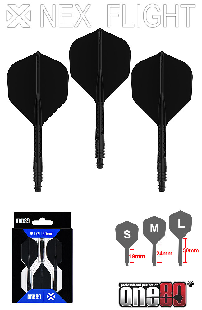 One80 Nex Flight Black Shape