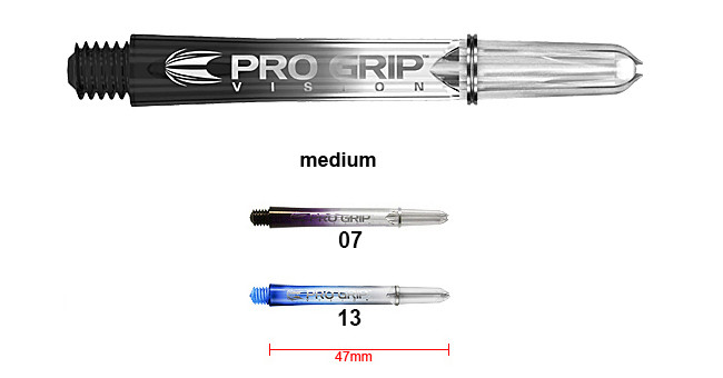 TARGET Pro Grip Vision Shafts 3er Set (9 Stück)