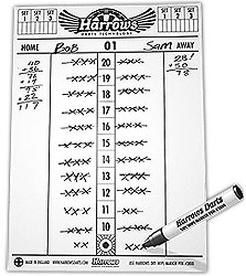 HARROWS Dry Wipe Score Board + 1 Stift HARROWS Dry Wipe Score Board + 1 Stift