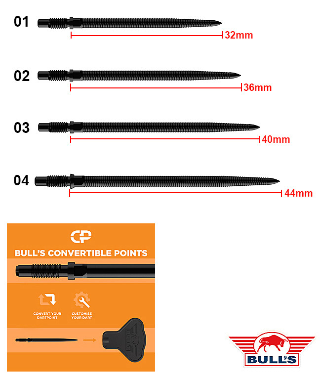 BULLS NL CONVERTIBLE Points Micro Grip Black