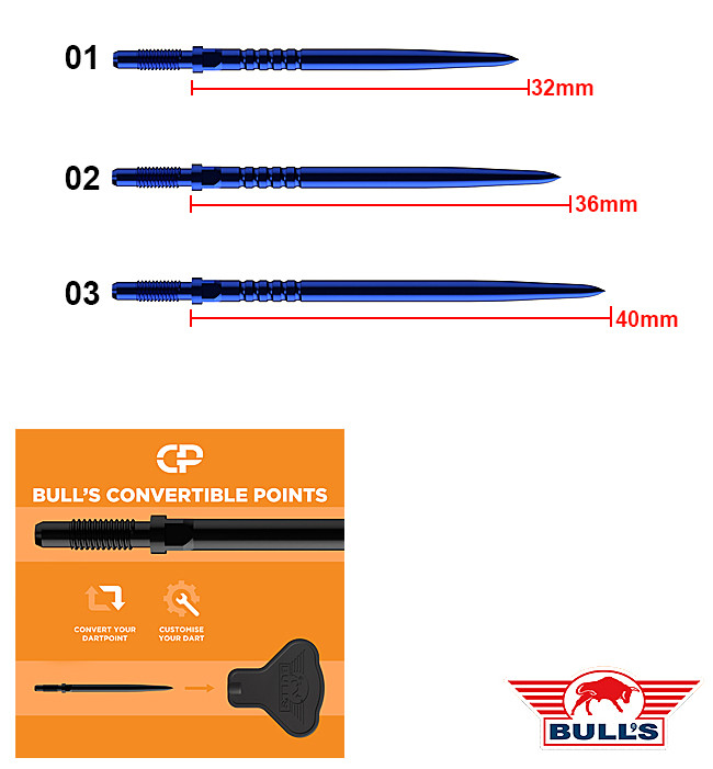 BULLS NL CONVERTIBLE Points Ringed Grip Blue
