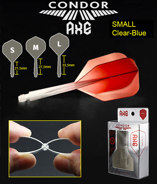 CONDOR AXE Flights Clear/Red Small