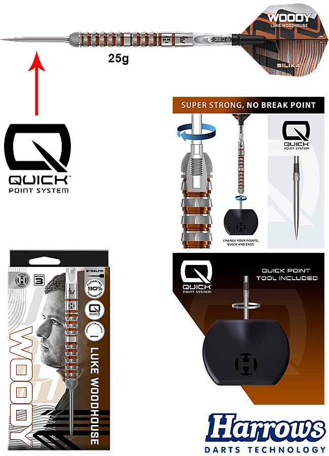 RÜCKLÄUFER: HARROWS Luke Woodhouse Series 3 QUICK Point - 25g