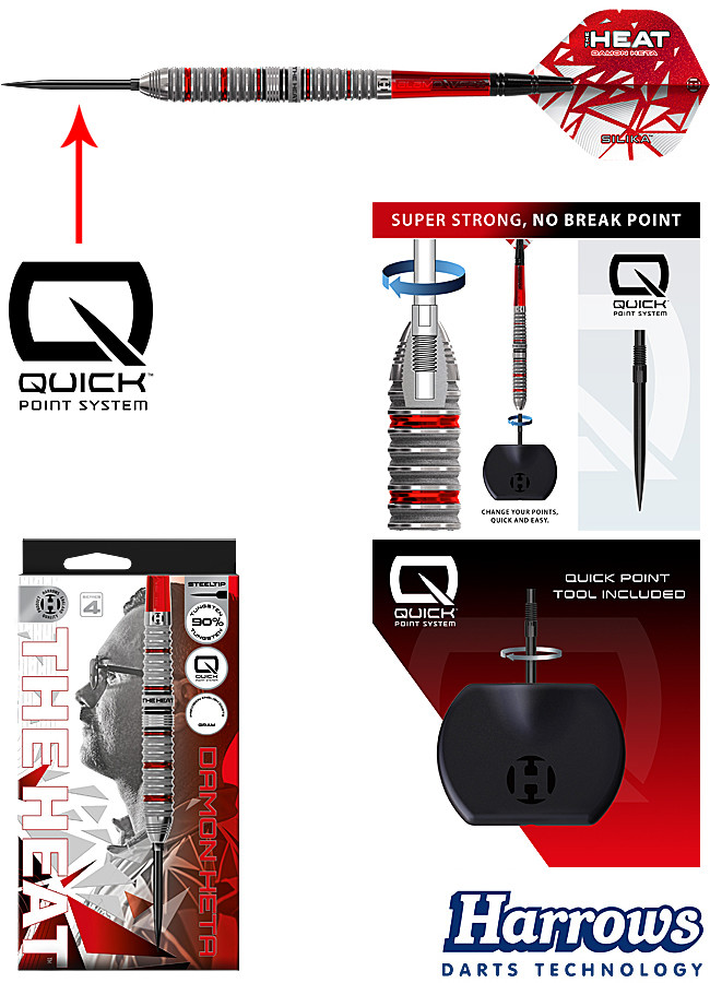 RÜCKLÄUFER: HARROWS Damon Heta Series 4 QUICK Point 25g