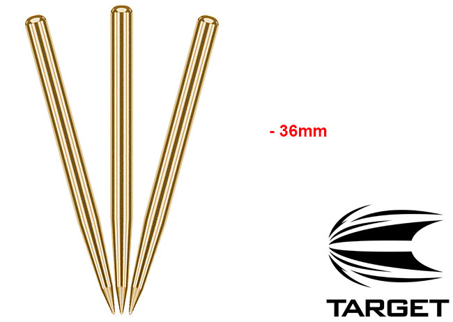TARGET Steel Points gold 36mm