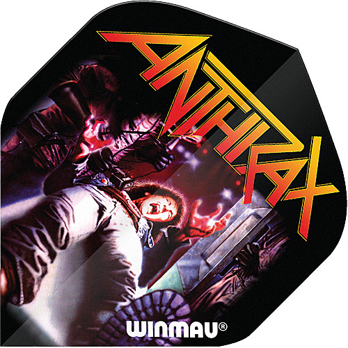 WINMAU Flights Rock Band Anthrax Logo