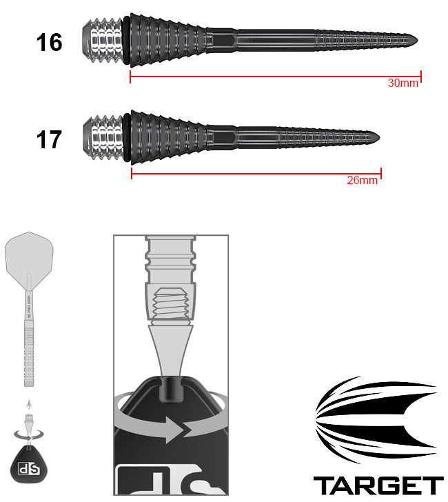 TARGET Titanium Grooved SP Conversion Black