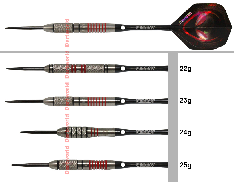 Winmau Triton Softip Points - Red - Pack Of 50